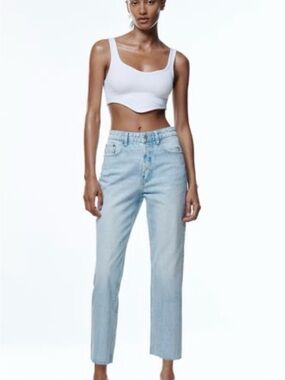 Zara Straight-Leg Jeans